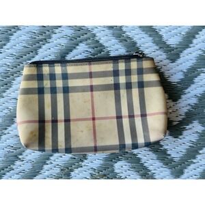 vintage Burberry Nova Check pouch/cosmetic bag
